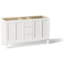 Kohler Poplin 60" Vanity Cabinet Only - Free Standing Installation Type Linen White