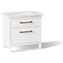 Kohler Artifacts 36" Free Standing Single Basin Vanity Set with Cabinet and Quartz Vanity Top - Includes Undermount Sink and Cabinet Hardware Linen White