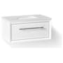 Kohler Enivo 36" Wall Mounted Single Basin Vanity Set with Cabinet and Quartz Vanity Top - Includes Undermount Sink and Cabinet Hardware White
