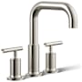 Kohler Purist Deck Mounted Roman Tub Filler with Dual Lever Handle Polished Nickel