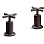 Kohler Purist Deck or Wall Mounted Cross Handles for Tub Faucet Brushed Graphite