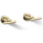Kohler Purist Deck or Wall Mounted Lever Handles for Tub Faucet French Gold