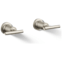 Kohler Purist Deck or Wall Mounted Lever Handles for Tub Faucet Brushed Nickel