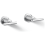 Kohler Purist Deck or Wall Mounted Lever Handles for Tub Faucet Polished Chrome
