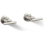 Kohler Purist Deck or Wall Mounted Lever Handles for Tub Faucet Polished Nickel