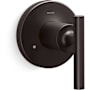 Kohler Purist Single Handle 2 or 3 Function Diverter Valve Trim - Less Valve Brushed Graphite
