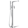 Kohler Tempered Floor Mounted Tub Filler with Built-In Diverter - Includes Hand Shower Polished Chrome