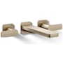 Kohler Parallel Wall Mounted Tub Filler Vibrant Brushed Bronze