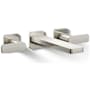 Kohler Parallel Wall Mounted Tub Filler Vibrant Polished Nickel