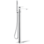 Kohler Parallel Floor Mounted Tub Filler - Includes Hand Shower Polished Chrome