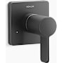 Kohler Parallel Single Handle 3 Function Diverter Valve Trim - Less Valve Vibrant Brushed Graphite