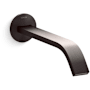 Kohler Components 1.2 GPM Wall Mounted Widespread Bathroom Faucet with Ribbon Design Spout - Less Handles Brushed Graphite