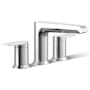 Kohler Hint Deck Mounted Roman Tub Filler Polished Chrome