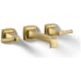 Vibrant Brushed Moderne Brass