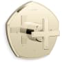 Kohler Occasion Thermostatic Valve Trim Only with Single Cross Handle - Less Rough In Vibrant French Gold