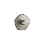 Kohler Occasion Thermostatic Valve Trim Only with Single Cross Handle - Less Rough In Vibrant Brushed Nickel