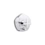 Kohler Occasion Pressure Balanced Valve Trim Only with Single Cross Handle and Integrated Diverter - Less Rough In Polished Chrome