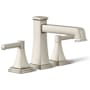 Kohler Riff Deck Mounted Roman Tub Filler Vibrant Brushed Nickel