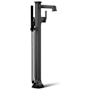 Kohler Riff Floor Mounted Tub Filler with Built-In Diverter - Includes Hand Shower Matte Black