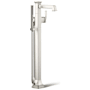 Kohler Riff Floor Mounted Tub Filler with Built-In Diverter - Includes Hand Shower Vibrant Polished Nickel
