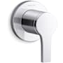 Kohler Elate Single Handle 3 Function Diverter Valve Trim - Less Valve Polished Chrome