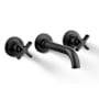 Kohler Castia by Studio McGee 1.2 GPM Wall Mounted Widespread Bathroom Faucet Matte Black