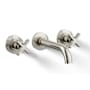 Kohler Castia by Studio McGee 1.2 GPM Wall Mounted Widespread Bathroom Faucet Vibrant Polished Nickel