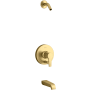 Vibrant Brushed Moderne Brass