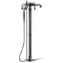 Kohler Artifacts Floor Mounted Tub Filler with Built-In Diverter - Includes Hand Shower Vibrant Titanium
