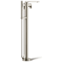 Kohler Composed Floor Mounted Tub Filler with Hand Shower and Built-In Diverter Vibrant Brushed Nickel