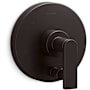 Kohler Composed Two Function Pressure Balanced Valve Trim Only with Single Lever Handle and Integrated Diverter - Less Rough In Brushed Graphite