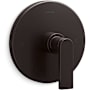 Kohler Composed Thermostatic Valve Trim Only with Single Lever Handle - Less Rough In Brushed Graphite