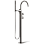 Kohler Components Floor Mounted Tub Filler with Built-In Diverter - Includes Hand Shower Titanium