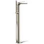 Kohler Avid Floor Mounted Tub Filler with Built-In Diverter -Includes 1.75 GPM Multi Function Hand Shower Vibrant Brushed Nickel