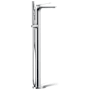 Kohler Avid Floor Mounted Tub Filler with Built-In Diverter -Includes 1.75 GPM Multi Function Hand Shower Polished Chrome