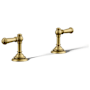 Kohler Artifacts Deck-Mount Bath Faucet Handle Trim with Lever Design Vibrant Brushed Moderne Brass