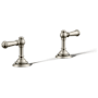 Kohler Artifacts Deck-Mount Bath Faucet Handle Trim with Lever Design Vibrant Brushed Nickel