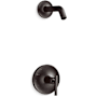 Kohler Purist Shower Only Trim Package with Rite-Temp Technology Brushed Graphite