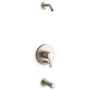 Kohler Elate Tub and Shower Trim Package - Less Shower Head Vibrant Brushed Nickel