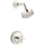 Kohler Purist Shower Only Trim Package with 1.75 GPM Single Function Shower Head with MasterClean and Rite-Temp Technologies Vibrant Polished Nickel