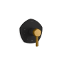 Matte Black with Moderne Brass