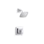 Kohler Riff Shower Only Trim Package with 1.75 GPM Single Function Shower Head Polished Chrome