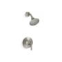 Kohler Tone Shower Only Trim Package with 2.5 GPM Single Function Shower Head Vibrant Brushed Nickel