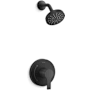 Kohler Elate Shower Only Trim Package with 2.5 GPM Single Function Shower Head Matte Black