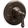 Kohler Artifacts Pressure Balanced Valve Trim Only with Single Lever Handle - Less Rough In Deep Bronze