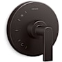 Kohler Composed Pressure Balanced Valve Trim Only with Single Lever Handle - Less Rough In Brushed Graphite