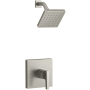 Kohler Honesty Shower Only Trim Package with 1.75 GPM Single Function Shower Head and Katalyst Spray Technology Vibrant Brushed Nickel