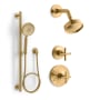 Vibrant Brushed Moderne Brass