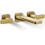 Kohler Parallel Wall Mounted Tub Filler Vibrant Brushed Moderne Brass