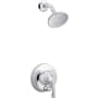 Kohler Buckley Shower Only Trim Package with 2.5 GPM Single Function Shower Head Polished Chrome